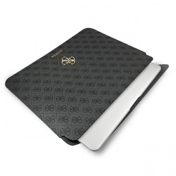 Чохол Guess 4G Metal Gold Logo для MacBook 13" Grey (GUCS13G4GFGR)