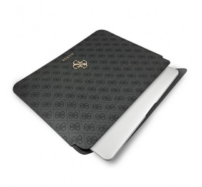 Чехол Guess 4G Metal Gold Logo для MacBook 13" Grey (GUCS13G4GFGR)