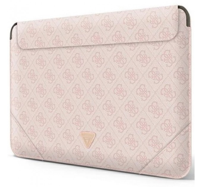 Чехол Guess 4G Uptown Triangle для MacBook 16" Pink (GUCS16P4TP)