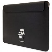 Чохол Karl Lagerfeld Saffiano Karl & Choupette (Sleeve) для MacBook 16" Black (KLCS16SAKCPMK)