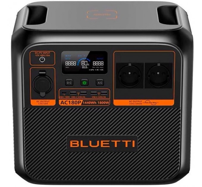 Зарядна станція Bluetti AC180P 1800W 1440Wh