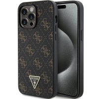 Чохол Guess 4G Triangle Metal Logo для iPhone 14 Pro Max Black (GUHCP14XPG4GPK)