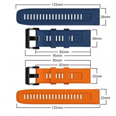 Ремінець Tech-Protect IconBand для Garmin Fenix 3 | 5X | 3HR | 5X Plus | 6X | 6X Pro | 7X Navy Blue (9589046921599)