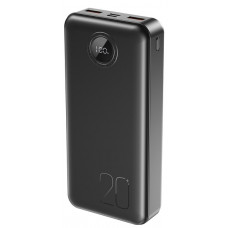 Зовнішній акумулятор Power Bank XO PR239 20000mAh PD20W + QC22.5W Black