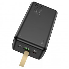 Внешний аккумулятор Power Bank Hoco J87B 30000mAh Tacker PD20W+QC3.0 Black