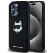 Чехол Karl Lagerfeld Silicone Choupette Head для iPhone 15 Pro Black with MagSafe (KLHMP15LSCHPPLK)