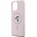 Чехол Karl Lagerfeld Silicone Karl & Choupette Ring для iPhone 15 Pro Max Pink with MagSafe (KLHMP15XSCMKCRHP)