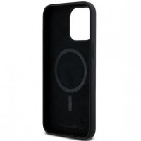 Чохол Karl Lagerfeld Silicone Karl & Choupette Ring для iPhone 15 Pro Max Black with MagSafe (KLHMP15XSCMKCRHK)