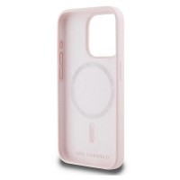 Чохол Karl Lagerfeld Silicone Karl & Choupette Head для iPhone 15 Pro Max Pink with MagSafe (KLHMP15XSKCHPPLP)