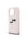 Чехол Karl Lagerfeld Silicone Karl & Choupette Head для iPhone 15|14|13 Pink with MagSafe (KLHMP15SSKCHPPLP)