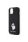 Чохол Karl Lagerfeld Silicone Choupette Metal Pin для iPhone 15 Pro Black (KLHCP15LSMHCNPK)