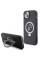 Чехол Karl Lagerfeld Ring Stand Karl & Choupettte для iPhone 15|14|13 Black with MagSafe (KLHMP14SHMRSKCK)