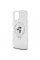 Чехол Karl Lagerfeld Ring Stand Karl & Choupettte для iPhone 15|14|13 White with MagSafe (KLHMP14SHMRSKCH)