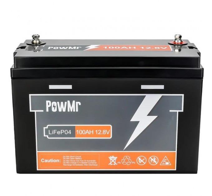 Акумулятор PowMr LiFePO4 12.8V 100AH (POW-100AH-12.8V)