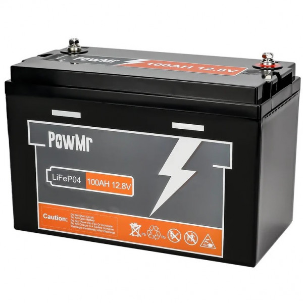 Аккумулятор PowMr LiFePO4 12.8V 100AH (POW-100AH-12.8V)