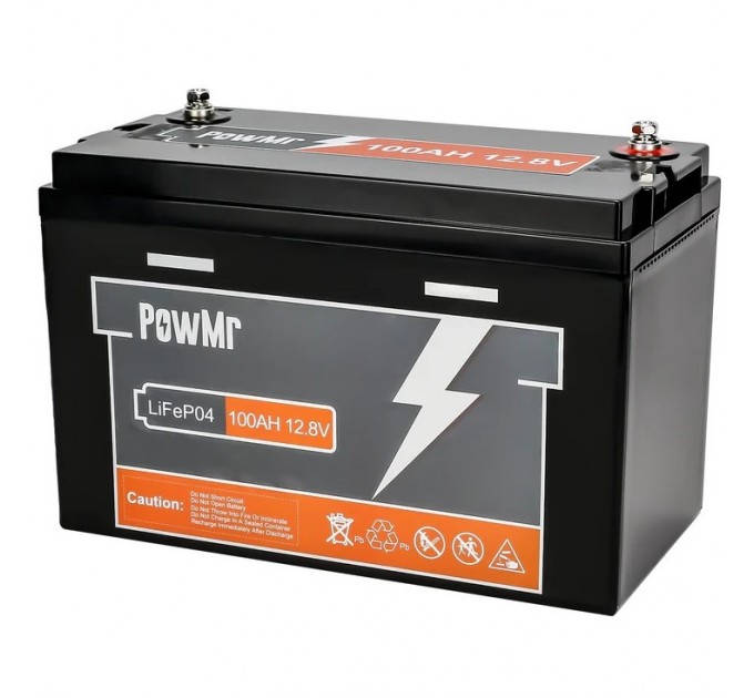 Акумулятор PowMr LiFePO4 12.8V 100AH (POW-100AH-12.8V)