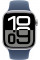 Смарт-часы Apple Watch Series 10 GPS 42mm Silver Aluminium Case with Denim Sport Band - S/M (MWWA3QH/A)