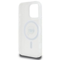 Чохол Karl Lagerfeld IML Metal Karl Head для iPhone 16 Pro Max White with MagSafe (KLHMP16XHLSKIH)