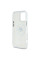 Чехол Karl Lagerfeld IML Metal Choupette Head для iPhone 16 Pro Max White with MagSafe (KLHMP16XHLSCHH)