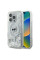 Чехол Karl Lagerfeld Liquid Glitter Choupette Head для iPhone 16 Pro Max Transparent with MagSafe (KLHMP16XLGCHSGH)