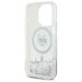 Чехол Karl Lagerfeld Liquid Glitter Choupette Head для iPhone 16 Pro Max Transparent with MagSafe (KLHMP16XLGCHSGH)