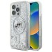 Чехол Karl Lagerfeld Liquid Glitter Karl & Choupette Head для iPhone 16 Pro Max Transparent with MagSafe (KLHMP16XLGKCSGH)