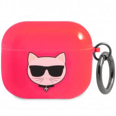 Чехол Karl Lagerfeld Choupette для AirPods 3 Pink (KLA3UCHFP)