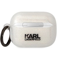 Чохол Karl Lagerfeld Gliter Karl & Choupette для AirPods 3 Transparent (KLA3HNKCTGT)