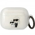 Чехол Karl Lagerfeld Gliter Karl & Choupette для AirPods 3 Transparent (KLA3HNKCTGT) 