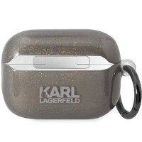 Чохол Karl Lagerfeld Gliter Karl & Choupette для AirPods 2 Black (KLAP2HNKCTGK)