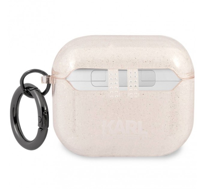 Чехол Karl Lagerfeld Glitter Choupette для AirPods 3 Gold (KLA3UCHGD)