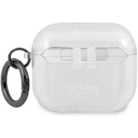 Чохол Karl Lagerfeld Glitter Choupette для AirPods 3 Silver (KLA3UCHGS)