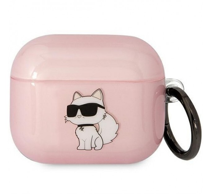 Чехол Karl Lagerfeld Ikonik Choupette для AirPods 3 Pink (KLA3HNCHTCP)