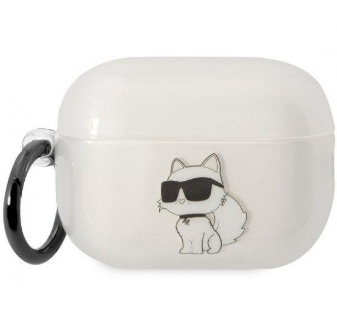 Чехол Karl Lagerfeld Ikonik Choupette для AirPods Pro 2 Transparent (KLAP2HNCHTCT)