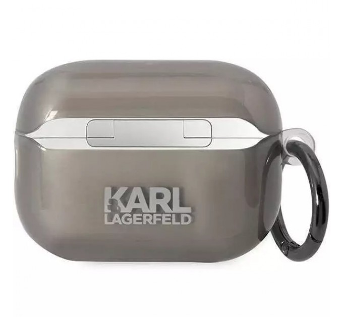 Чехол Karl Lagerfeld Ikonik Karl Lagerfeld для AirPods Pro 2 Black (KLAP2HNIKTCK)