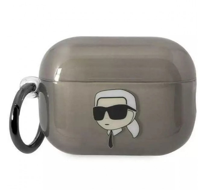 Чехол Karl Lagerfeld Ikonik Karl Lagerfeld для AirPods Pro 2 Black (KLAP2HNIKTCK)