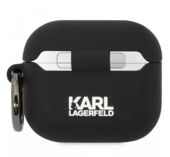 Чехол Karl Lagerfeld Silicone Choupette Head 3D для AirPods 3 Black (KLA3RUNCHK)