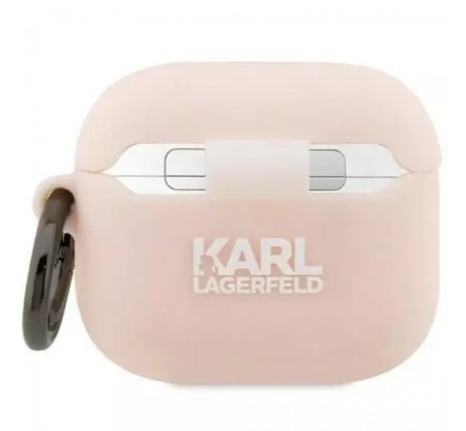 Чехол Karl Lagerfeld Silicone Choupette Head 3D для AirPods 3 Pink (KLA3RUNCHP)