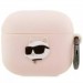 Чехол Karl Lagerfeld Silicone Choupette Head 3D для AirPods 3 Pink (KLA3RUNCHP)