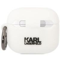 Чохол Karl Lagerfeld Silicone Karl & Choupette для AirPods 3 White (KLACA3SILKCW)