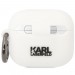 Чехол Karl Lagerfeld Silicone Karl & Choupette для AirPods 3 White (KLACA3SILKCW)