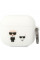 Чехол Karl Lagerfeld Silicone Karl & Choupette для AirPods 3 White (KLACA3SILKCW)