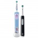 Электрическая зубная щетка BRAUN Oral-B D103 Frozen (3+) + Pro 1 D305 (Family Edition)