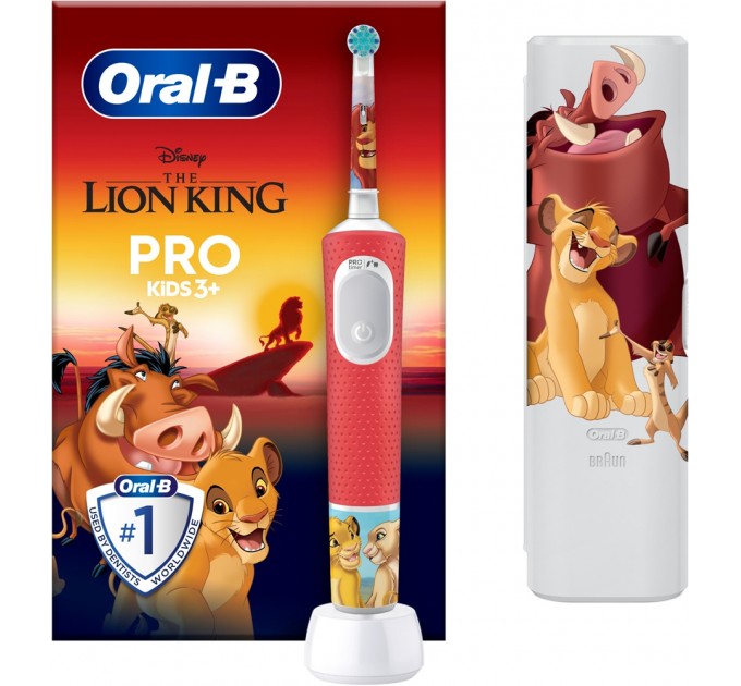 Электрическая зубная щетка BRAUN Oral-B D103.413.2KX Lion King