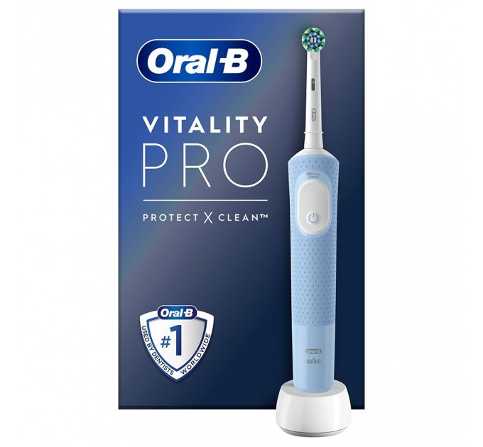 Электрическая зубная щетка BRAUN Oral-B Vitality D103.413.3 PRO Protect X Clean Vapor Blue