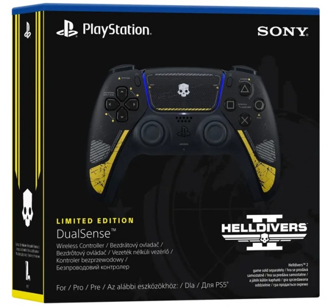 Беспроводной геймпад Sony PlayStation 5 DualSense (PS5) Helldivers 2 Limited Edition