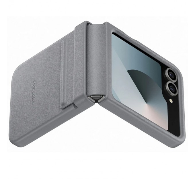 Чехол Leather Case для Samsung Flip 6 Gray (AAA)