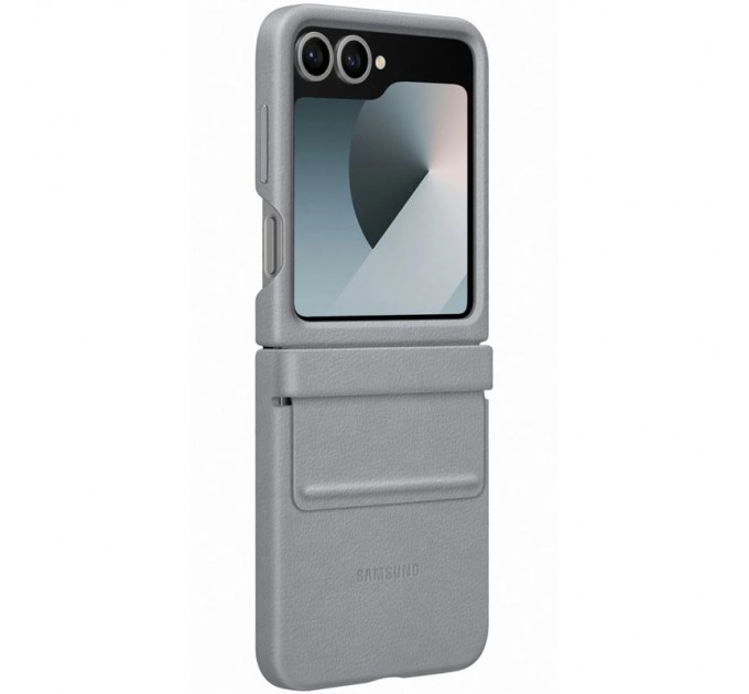 Чехол Leather Case для Samsung Flip 6 Gray (AAA)