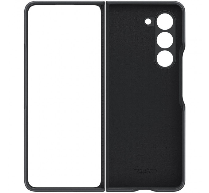 Чехол Leather Case для Samsung Fold 5 Black (AAA)