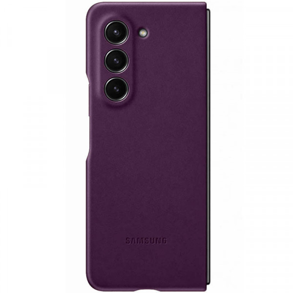 Чехол Leather Case для Samsung Fold 5 Purple (AAA)